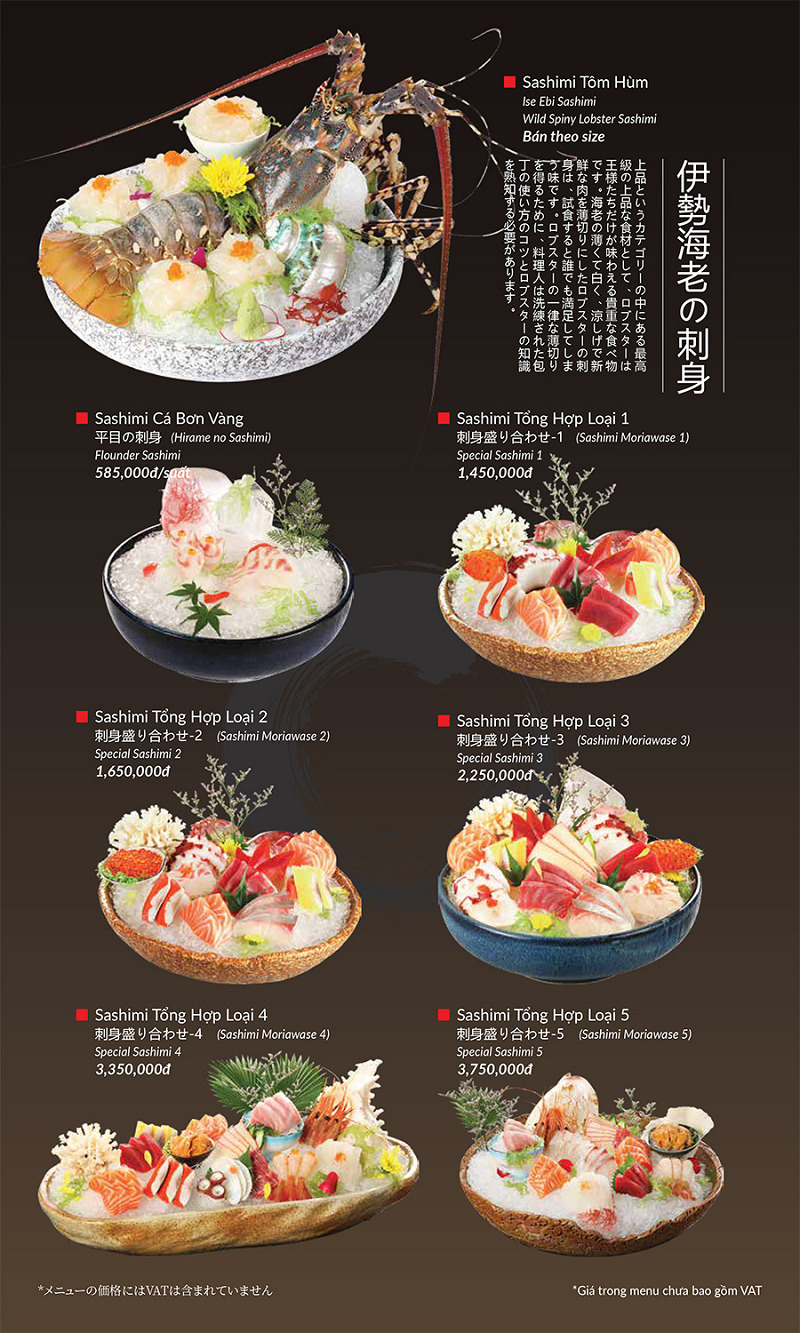 Nhà hàng phục vụ ẩm thực Nhật chuẩn vị