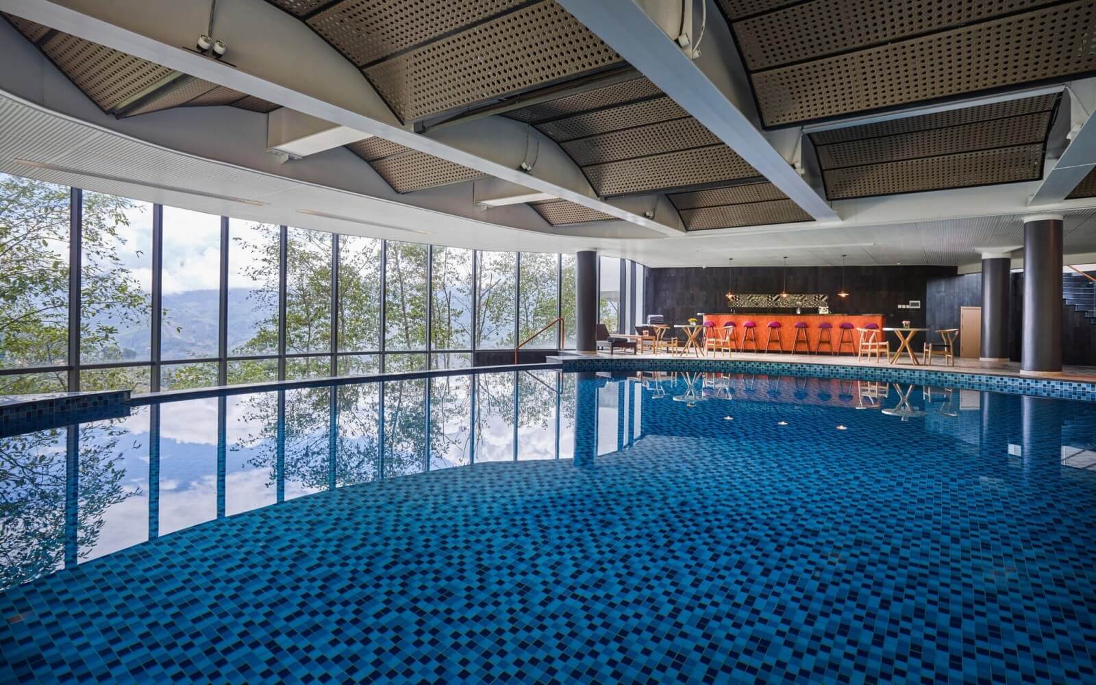 Bể bơi nước nóng siêu hot thượng đẳng ở khách sạn Pao's Sapa Leisure Hotel