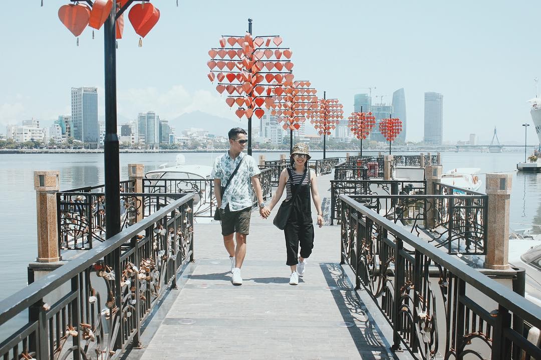 Love Lock Bridge - a favorite destination of young people