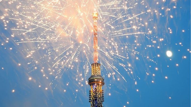 Lễ hội Nhật Bản mùa hè - lễ hội pháo hoa sông Sumida