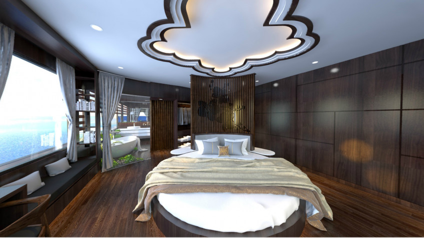 Phòng Exclusive Suite của du thuyền Orchid