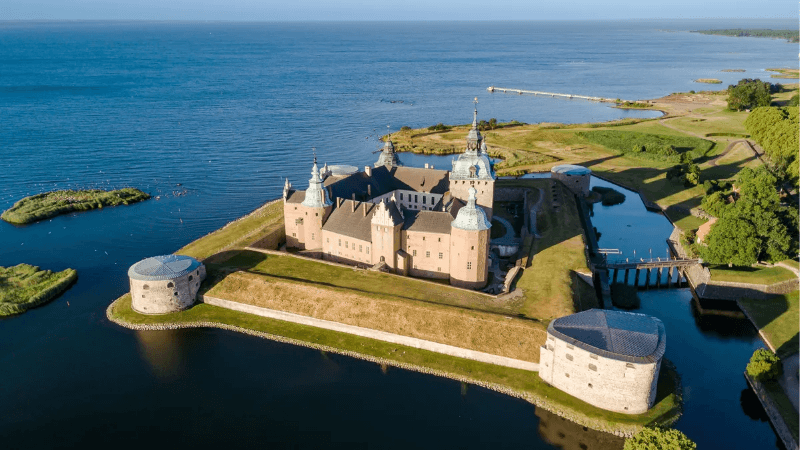 Lâu đài Kalmar cổ kính giữa lòng Thụy Điển