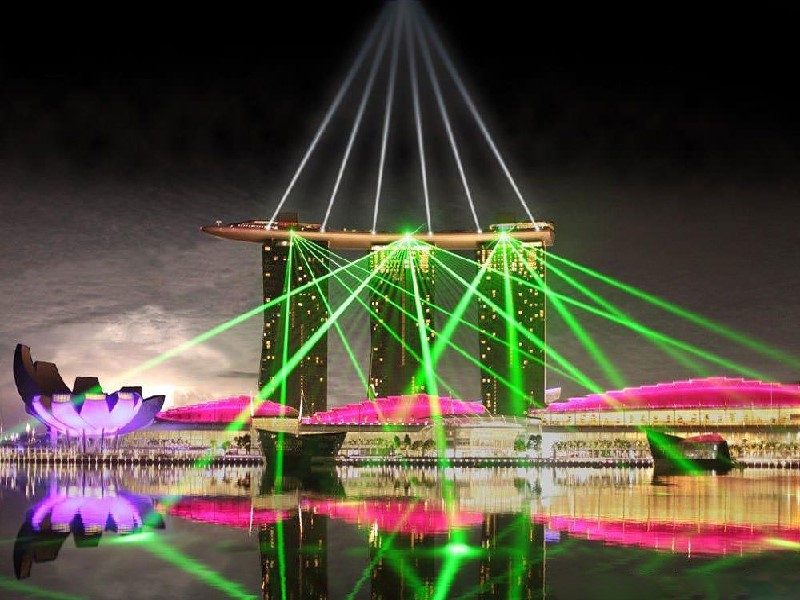 Wonderful Show tại Vịnh Marina - Show diễn ánh sáng tuyệt đẹp ở Singapore