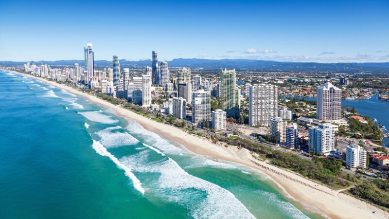 Thành phố biển Gold Coast là thiên đường nghỉ dưỡng ở Úc