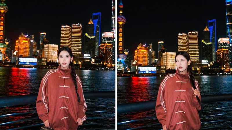 Buổi tối l&agrave; khoảng thời gian đẹp nhất tại s&ocirc;ng Ho&agrave;ng Phố (Ảnh: @saurisushi)