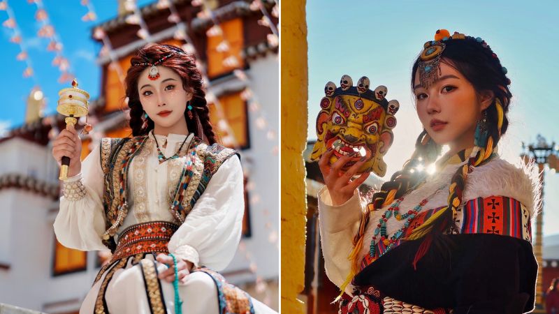 Gi&aacute; v&eacute; tu viện Songzanlin thay đổi t&ugrave;y đối tượng