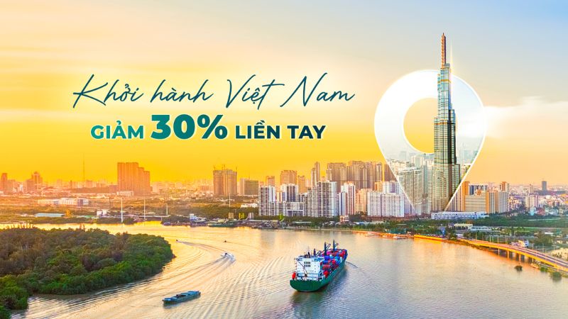 Giảm 30% Khởi H&agrave;nh Từ Việt Nam