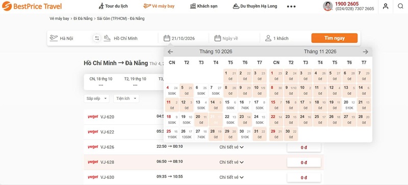 Săn vé máy bay 0đ tại BestPrice