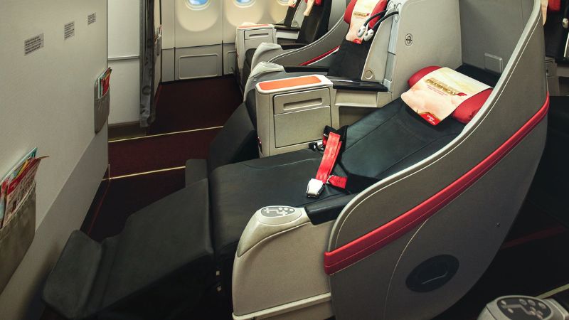 Khoang ghế Business hiện đại trên máy bay Airbus A330
