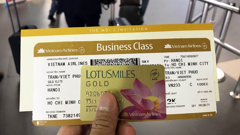 Vé máy bay hạng Thương gia giá bao nhiêu