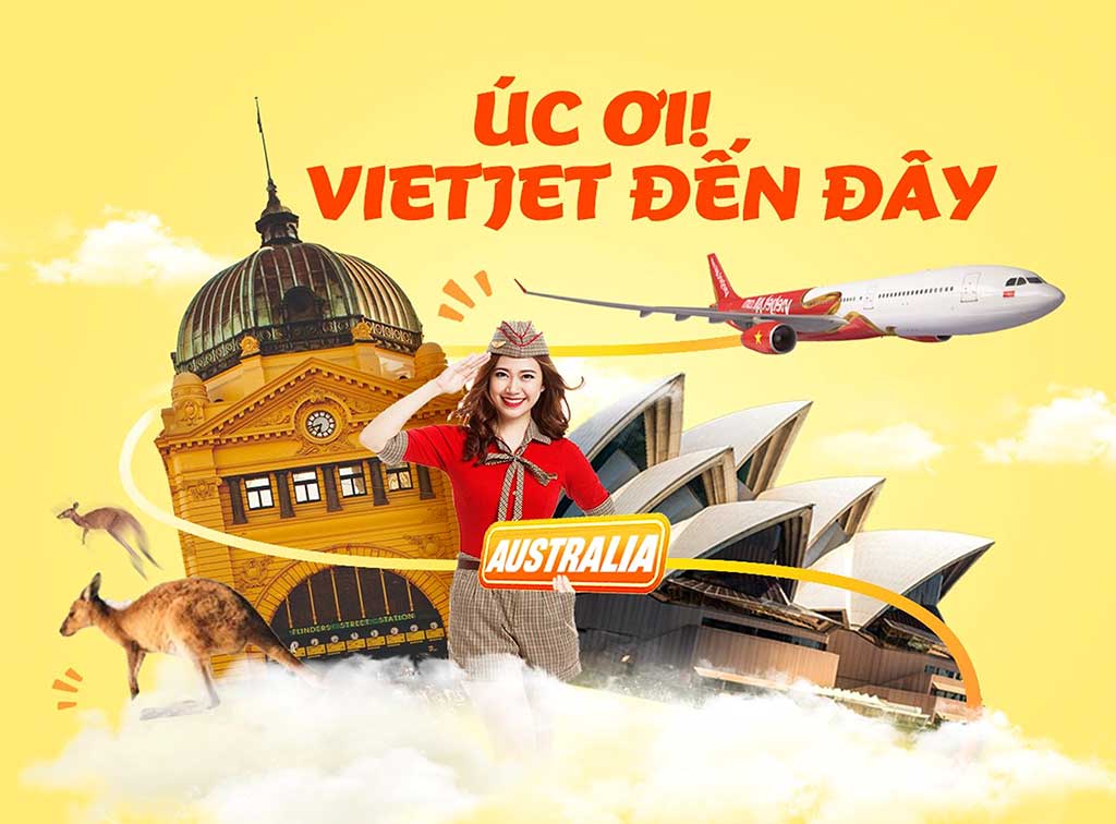 Vietjet Air công bố đường bay Hà Nội - Melbourne