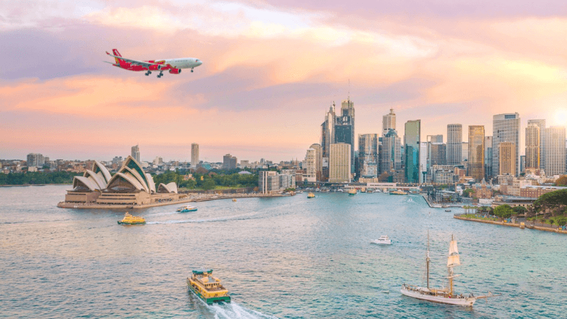 Vietjet Air tăng tần suất bay Úc
