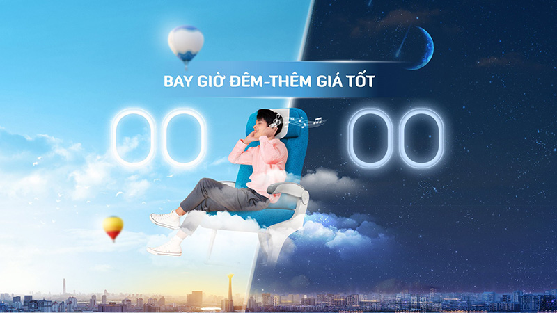 Vietnam Airlines: Bay Giờ Đêm Thêm Giá Tốt