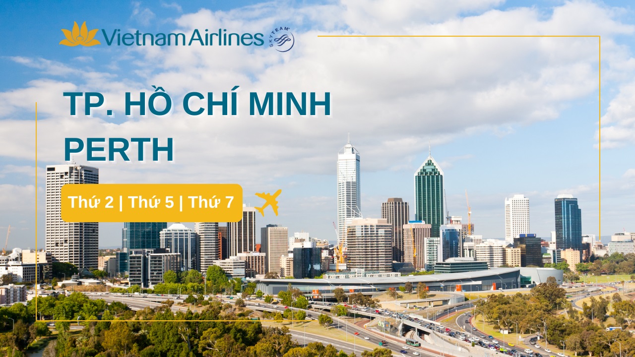 Vietnam Airlines Mở Đường Bay Thẳng Sài Gòn (TP. HCM) - Perth
