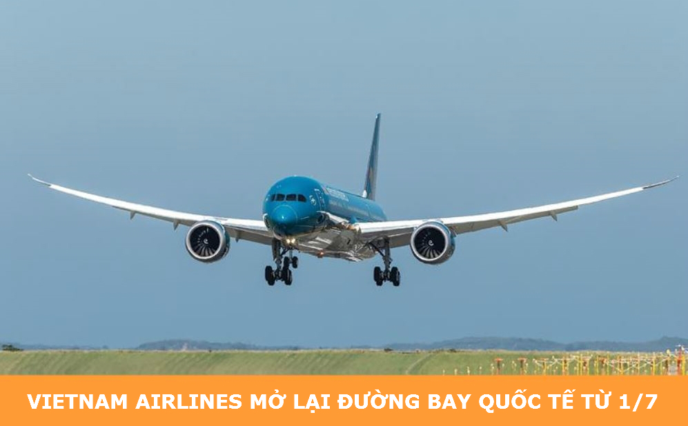 Vietnam Airlines thông báo mở lại đường bay quốc tế