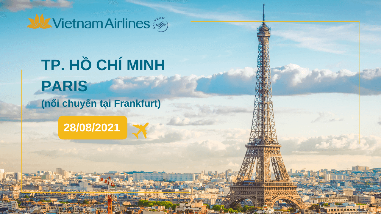 Chuyến bay Hồ Chí Minh - Paris của Vietnam Airlines