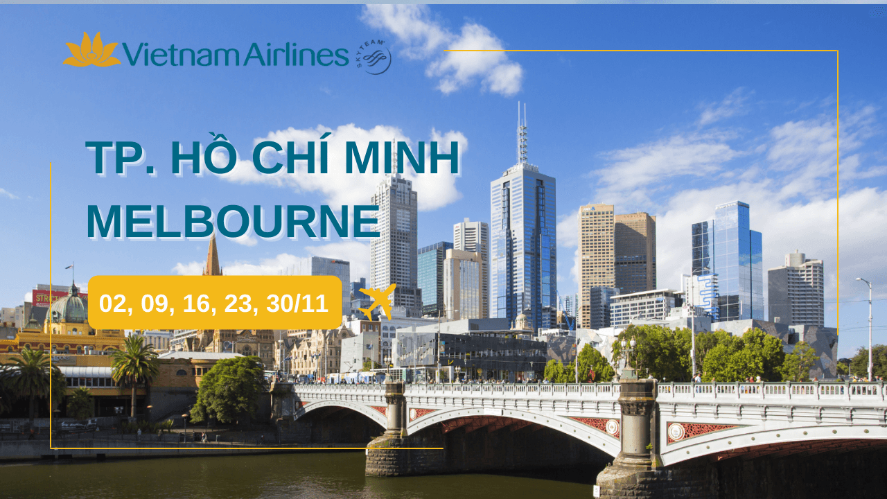 Lịch bay đi Melbourne tháng 11/2021