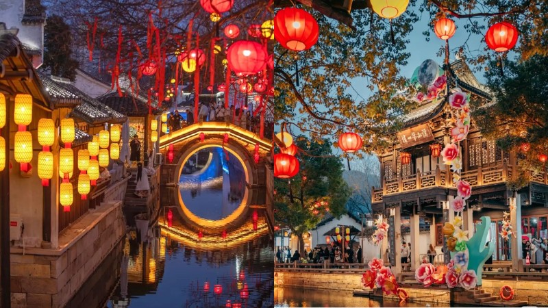 Ngắm Phố cổ Nam Trường về đêm khi du lịch Vô Tích 2N1Đ