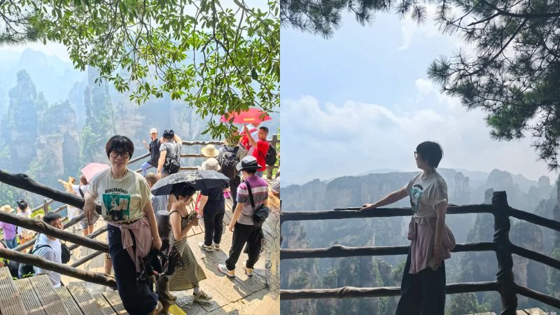 Du kh&aacute;ch check in tại Khu rừng cột đ&aacute; Avatar