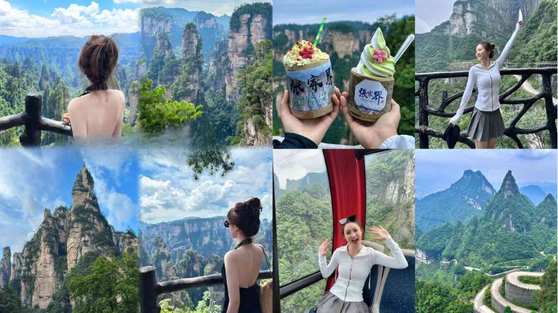 N&ecirc;n du lịch Vũ Lăng Nguy&ecirc;n v&agrave;o m&ugrave;a thu v&agrave; buổi s&aacute;ng sớm