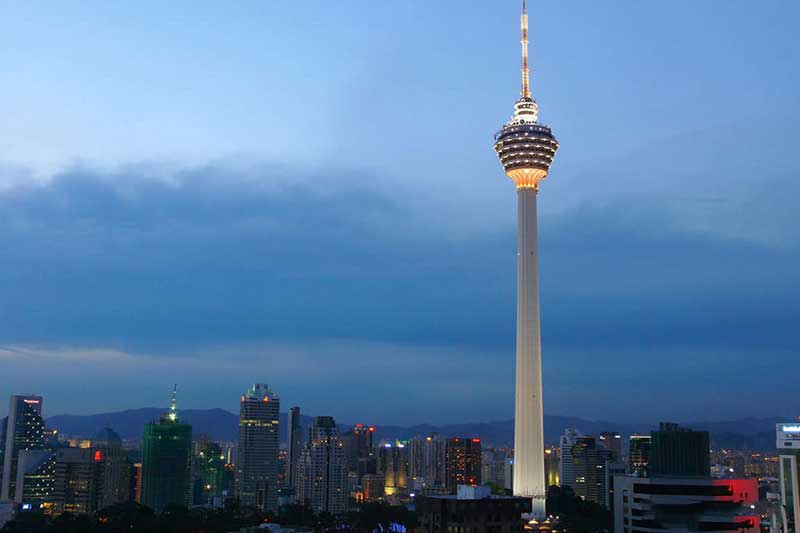 Tháp Menara Kuala Lumpur cao nhất Đông Nam Á