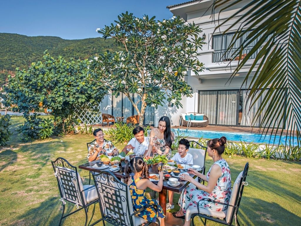 Villa với bể bơi riêng tại Vinpearl Nha Trang