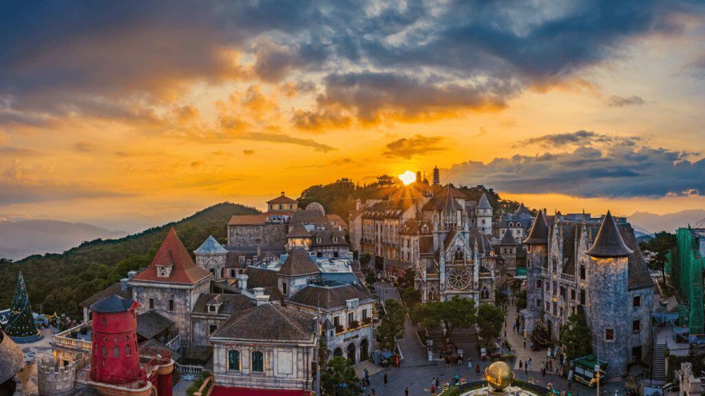 Đón hoàng hôn tại Bà Nà Hills