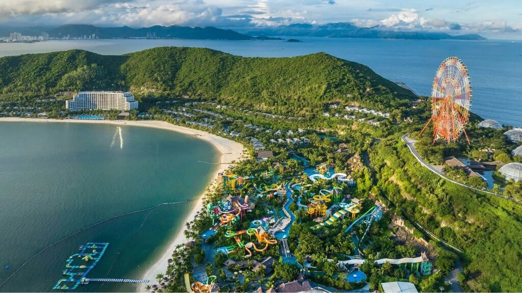 Công viên VinWonders Nha Trang tọa lạc trên đảo Hòn Tre