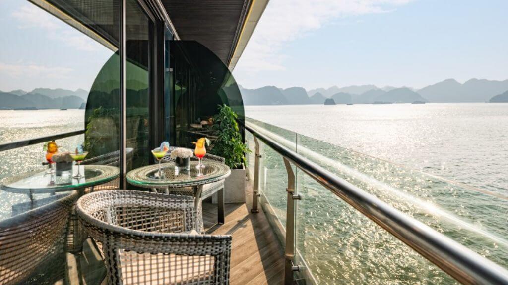 Tận hưởng quang cảnh từ ban công