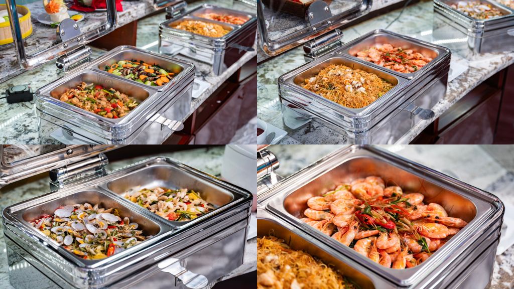 Quầy buffet hơn 100 món