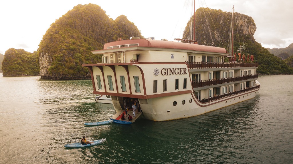Du thuyền với thiết kế sang trọng, đẳng cấp