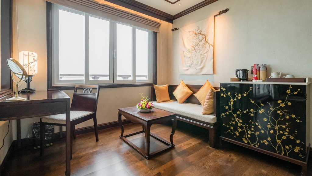 Không gian ấm cúng của phòng Signature Suite