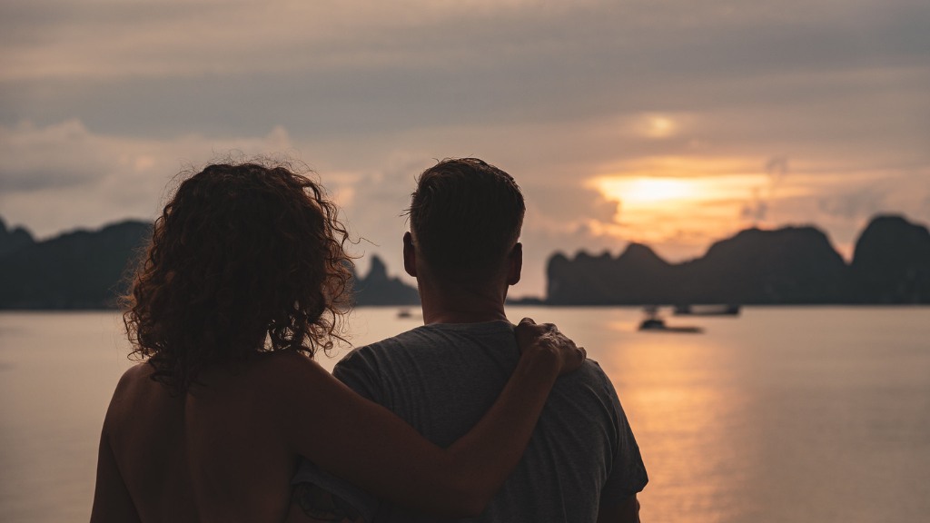 Ngắm hoàng hôn trên Vịnh
