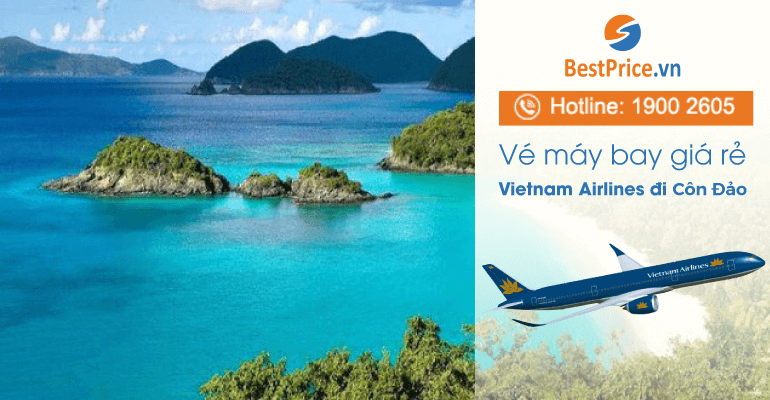 Vé máy bay hãng Vietnam Airlines đi Côn Đảo