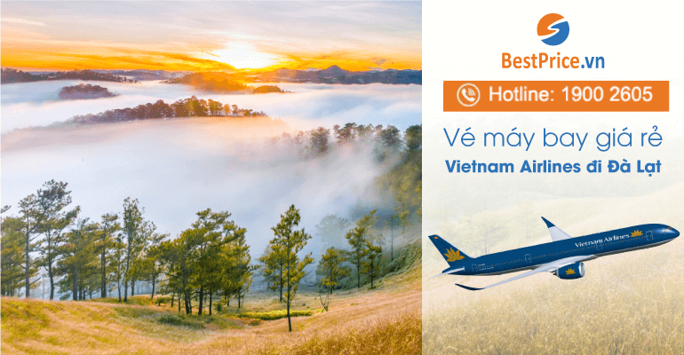 Vé máy bay hãng Vietnam Airlines đi Đà Lạt