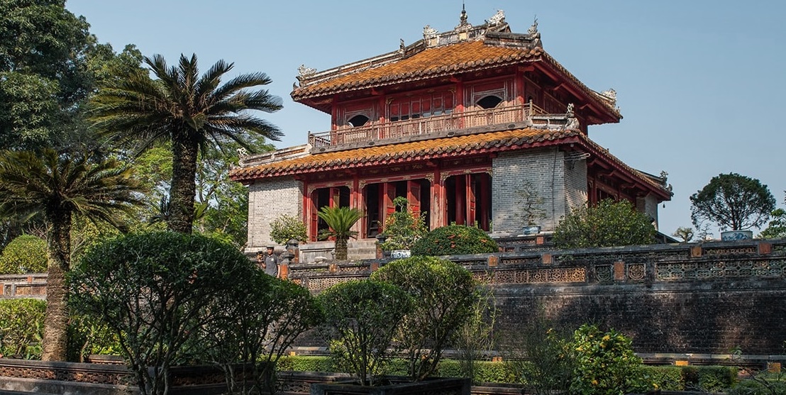 Lăng Minh Mạng mang đậm nét kiến trúc Nho giáo