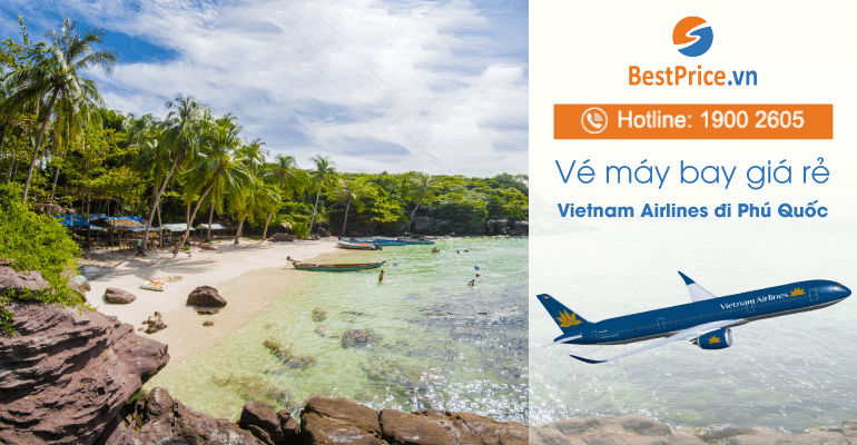 Vé máy bay Vietnam Airlines đi Phú Quốc