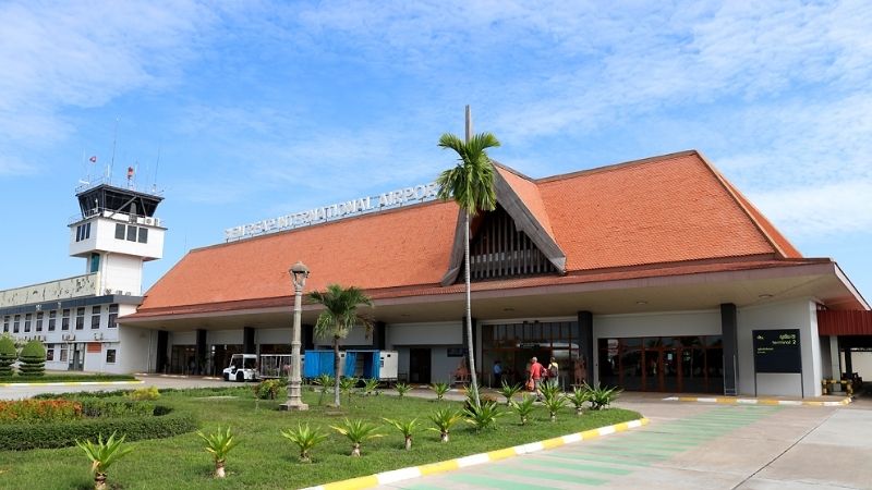Nhà ga của sân bay quốc tế Angkor (Campuchia)