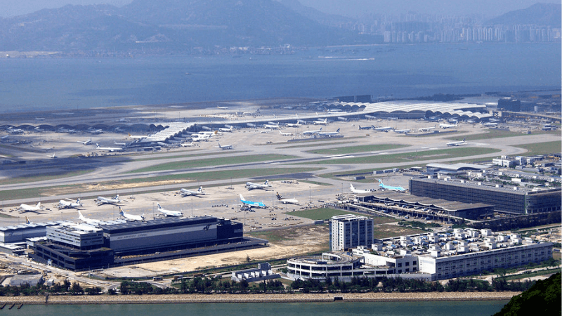 Toàn cảnh sân bay quốc tế Hồng Kông