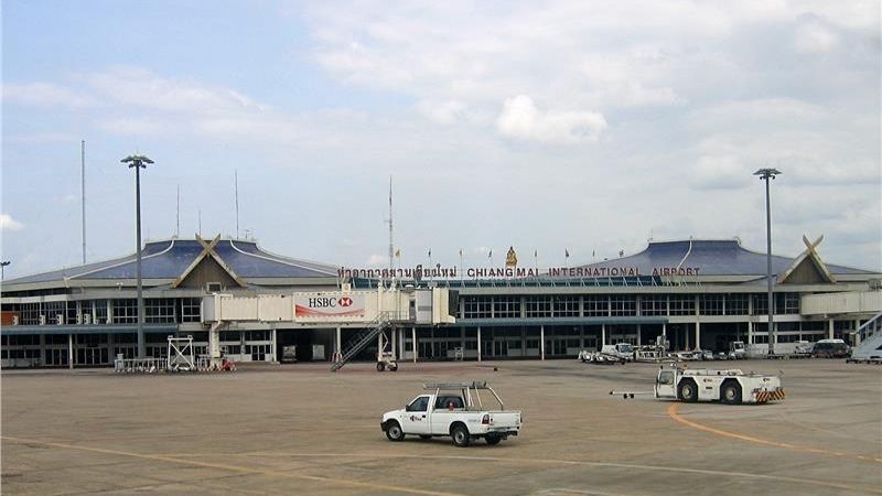 Sân đỗ tàu bay của sân bay Chiang Mai