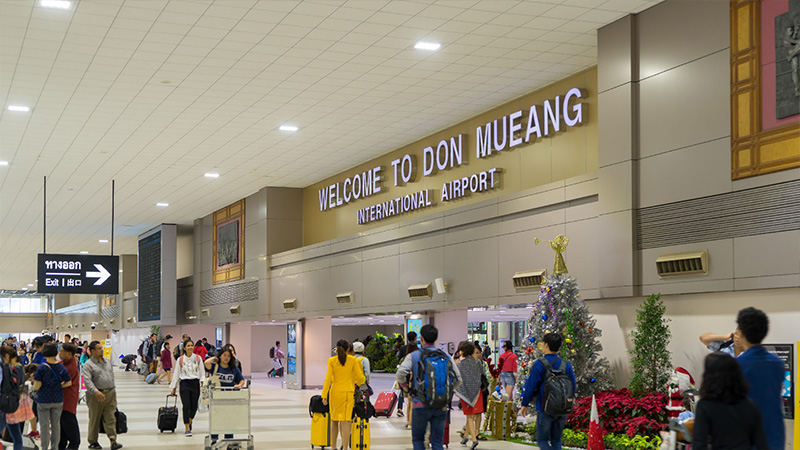Nhà ga khách hàng quốc tế trường bay Don Muang