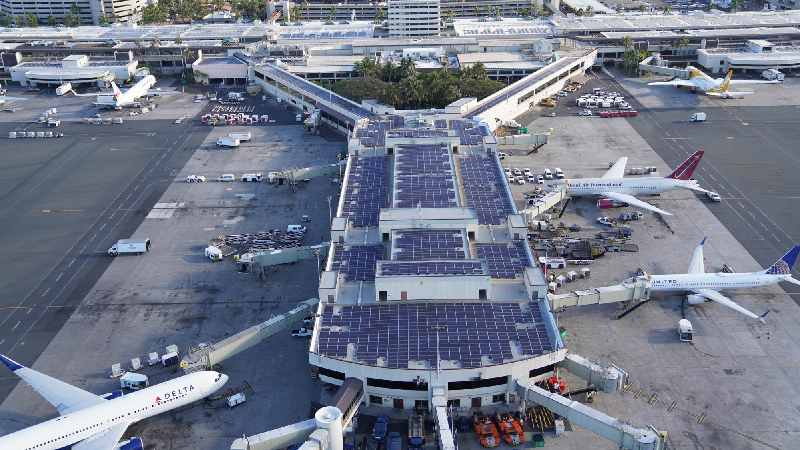 Sân đỗ tàu bay của sân bay quốc tế Honolulu