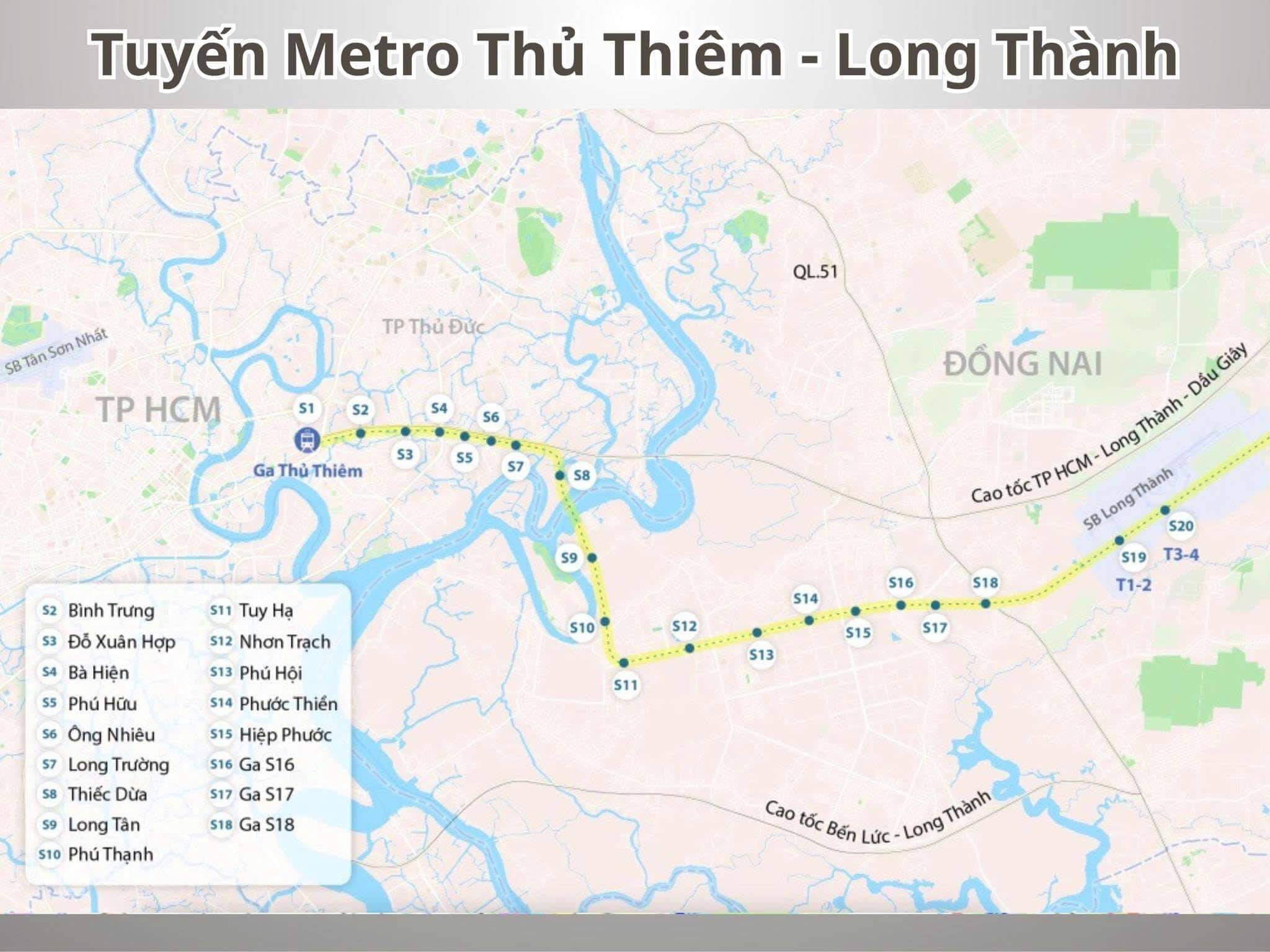 Dự án đường sắt đô thị Thủ Thiêm - Long Thành