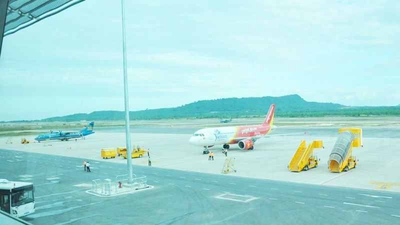 Sân đỗ máy bay sân bay Phú Quốc