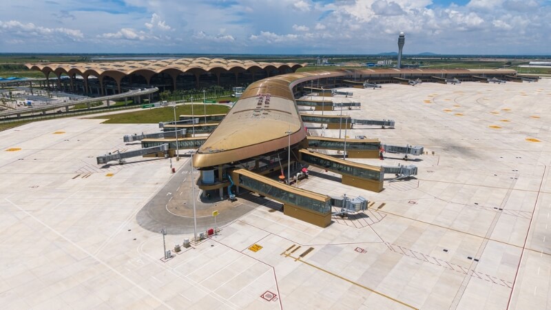 Sân đỗ tàu bay của sân bay Techo Phnom Penh