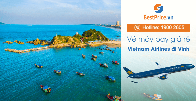 Vé máy bay hãng Vietnam Airlines đi Vinh