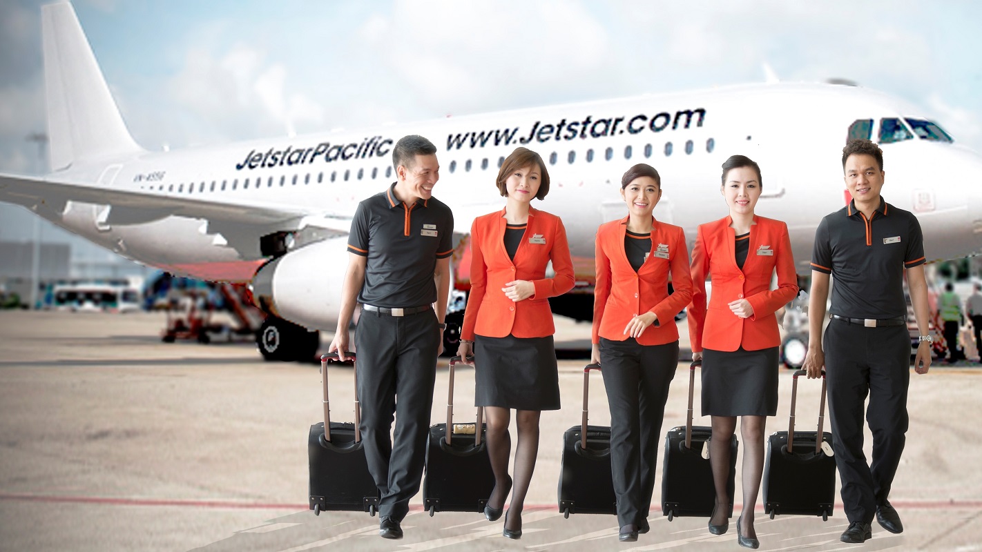 Đội ngũ tiếp viên và phi công của Jetstar Pacific
