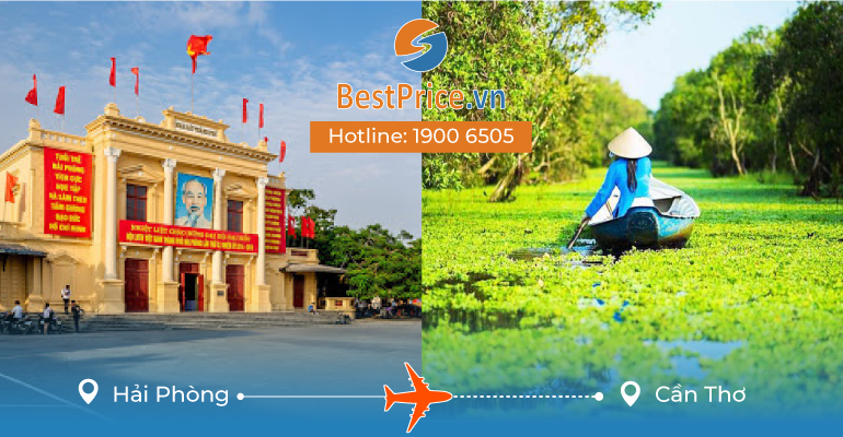 Vé máy bay giá rẻ từ Hải Phòng đi Cần Thơ