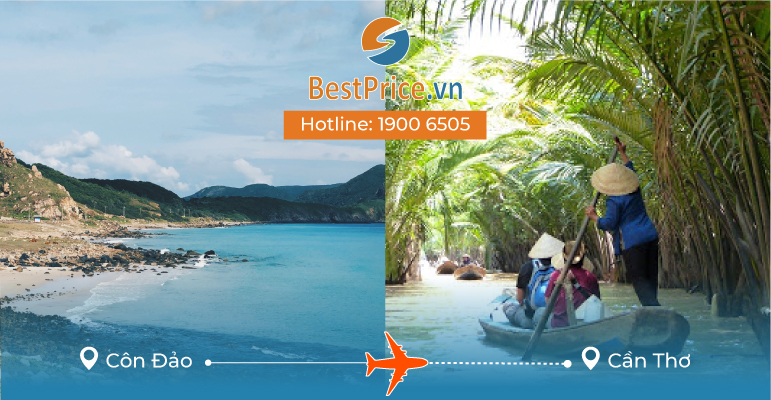 Vé máy bay giá rẻ từ Côn Đảo đến Cần Thơ