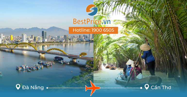 Đặt vé máy bay giá rẻ Đà Nẵng - Cần Thơ